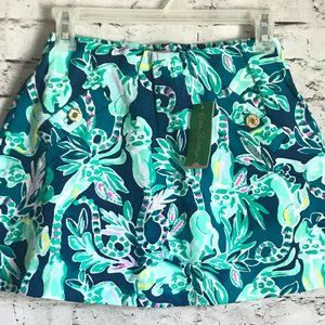 Lilly Pulitzer Madison Skort Tidal Wave Size XXS
